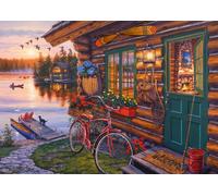 SCHMIDT Puzzle Maison de campagne au bord du lac 1000 pièces