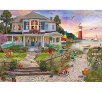 SCHMIDT Puzzle Maison de plage 1000 pièces