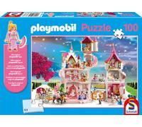 SCHMIDT Puzzle PLAYMOBIL Palais de Princesse 60 pièces + figurine PLAYMOBIL