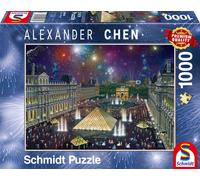 Schmidt Puzzle PQ 1000 Feu d'artifice du Louvre G3 4001504596484