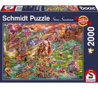 SCHMIDT Puzzle Trésor du dragon 2000 pièces