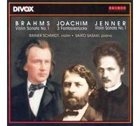 Schmidt,Rainer - Brahms / Joachim / Jenner : Sonates pour violon
