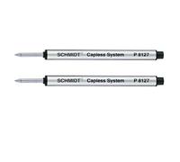 Schmidt: Recharge Rollerball Capless Moyenne P8127 Couleur: Noir, Lot de 2.