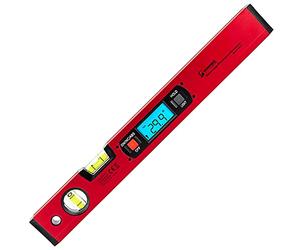 SCHMIDT security Tools Niveau d'angle électronique - Inclinomètre - Affichage LCD numérique - Appareil de mesure combiné - Degré - Libellule verticale et horizontale - Balance d'angle - Balance