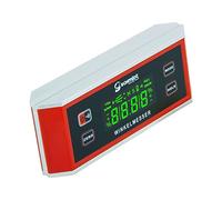 SCHMIDT security tools Rapporteur d'angle numérique - Écran LCD - Magnétique - Fonction sonore - Étanche IP65 - Plage de mesure 90° - Degré - Rapporteur d'angle - Outil de mesure de degré