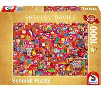 Schmidt - Shelley Davies Puzzle : Vintage Toys, 1000 pièces