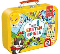 Schmidt-Spiele Boîte de rangement en métal Meine 6 pour enfants Multicolore - version allemande