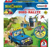 Schmidt Spiele 40623 Dinosaurs - Le très Rapide Rallye des Dinos, Jeux pour Enfants, Multioloured