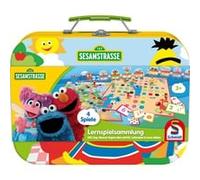 Schmidt-Spiele Jeu de société éducatif 40640 – Collection pour enfants, motif Rue Sésame