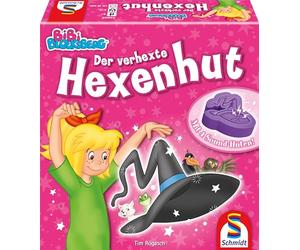 Schmidt Spiele 40658 Bibi Blocksberg Le Chapeau de sorcière sorcière Jeu de mémo et d'action pour Enfant