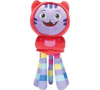 Schmidt Spiele 42789 Gabbys Dollhouse DJ Herbe à Chat, en Peluche, 28 cm, Noir
