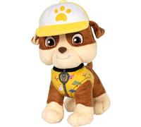 Schmidt Spiele 42828 Paw Patrol, Rubble, Summer Edition, 28 cm Plüschfigur Peluche, Multicolore