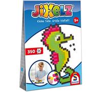 Schmidt Spiele 46109 Jixelz, Hippocampe 350 pièces, Kits de Bricolage pour Enfants, Puzzle pour Enfants