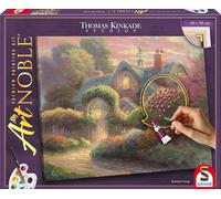 Schmidt Spiele 46165 My ArtNoble, Thomas Kinkade, Rosebud Cottage, Kit de Peinture, Arts and Crafts