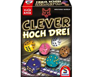 Schmidt Spiele 49384 Clever Hoch TROI, Jeu de dés de la série Klein & Fein