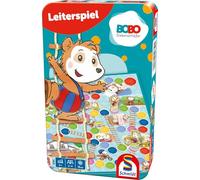 Schmidt Spiele 51350 Bobo Dormir Sept Dormeurs, Jeu d'échelle, Jeu de Voyage, emmenez-Moi avec Un Jeu dans Une boîte en métal