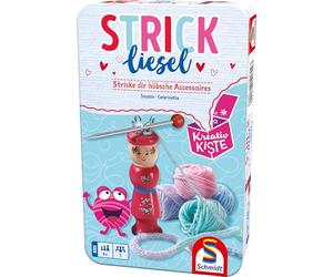 Schmidt Spiele - 51609 - Jeu de Tricot - Jeu de Voyage dans Une boîte en métal
