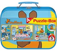Schmidt Spiele - 55597 - Puzzle - La Souris - 2 x 26/2 x 48 Pièces