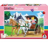 Schmidt Spiele 56051 Puzzle Bibi et Tina - en Calèche 150 Pièces