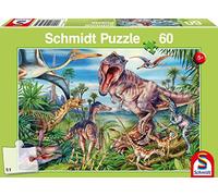 Schmidt Spiele - 56193 - Puzzle - chez Les Dinosaures - 60 Pièces