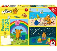 Schmidt Spiele 56212 Puzzle Les Souris Bons Amis 3 x 24 Pièces