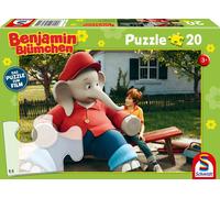Schmidt Spiele 56275 Puzzle Benjamin Blümchen sur le thème du film, vacances au zoo, 20 pièces