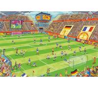 Schmidt Spiele 56358 - Puzzle pour Enfant - Finale au Stade de Football - 150 pièces - Multicolore