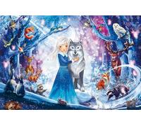 Schmidt Spiele 56386 Puzzle Princesse dans la forêt d'hiver, 100 pièces, Multicolore