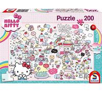 Schmidt Spiele Hello Kitty Puzzle pour Enfant 200 pièces, CGS_56410, Multicolore