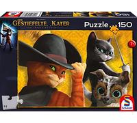 Schmidt Spiele 56443 Le Chat Botté et Ses Amis, Puzzle pour Enfants avec 150 pièces