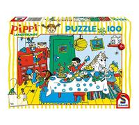 Schmidt Spiele 56447 Pippi Longstocking, café avec Pippi, Puzzle Enfant 100 pièces