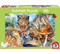 Schmidt Spiele 56452 Dinosaure Puzzle pour Enfants 150 pièces, One Size