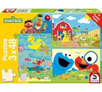Schmidt Spiele 56458 Puzzle pour Enfant 3 x 48 pièces