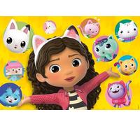 Schmidt Spiele 56475 Puzzle à Paillettes, Gabbby et Ses Amis, 100 pièces pour Enfants