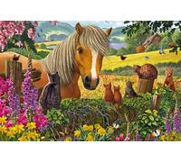 Schmidt-Spiele Puzzle Mignons visiteurs dans la prairie 150 pièces Dès 7 ans