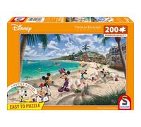 Schmidt Spiele 56559 Thomas Kinkade, Disney, Mickey et Minnie en Floride, Puzzle 200 pièces