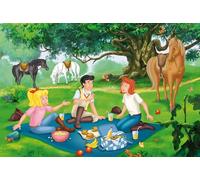 Schmidt Spiele 56569 Puzzle pour Enfants Bibi & Tina Pique-Nique sur Le Vieux chêne 100 pièces
