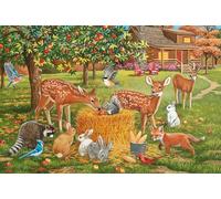 Schmidt Spiele - 56589 - Puzzle de Pique-Nique en Carton d'herbe - 200 pièces - pour Enfant