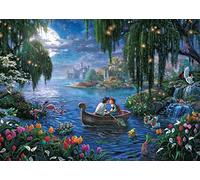 Schmidt Spiele 57370 Thomas Kinkade, Disney, The Little Mermaid, La Petite Sirène et Le Prince Eric, Puzzle 1000 pièces