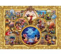 Schmidt-Spiele Puzzle Thomas Kinkade, Mickey et Minnie, Collage de rêve, 2000 pièces, Disney