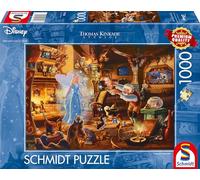 Schmidt Spiele 57526 Thomas Kinkade, Disney, Pinocchio de Geppetto, Puzzle 1000 pièces