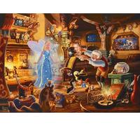 Schmidt Spiele 57526 Thomas Kinkade, Disney, Pinocchio de Geppetto, Puzzle 1000 pièces