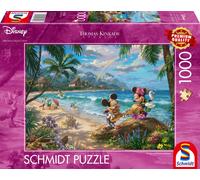 Schmidt Spiele 57528 Jigsaw Puzzle Thomas Kinkade, Disney, Mickey and Minnie in