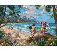 Puzzle - SCHMIDT SPIELE - DISNEY, Minnie & Mickey in Hawaii - 1000 pièces - Dès 12 ans