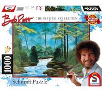Schmidt Spiele 57536 Puzzle Bob Ross Pont éloigné 1000 pièces Normal