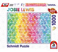 Schmidt Spiele 57579 Josie Lewis, Triangles colorés, Puzzle de 1000 pièces