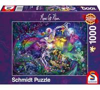 Schmidt Spiele 57586 Rose Cat Khan, Midsummer Night’s Circus, 1000 pièces Puzzle