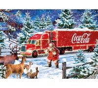 Schmidt Spiele 57598 Coca Cola Camion de Noël, 1000 pièces Puzzle