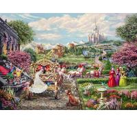 Schmidt Spiele 58038 Thomas Kinkade Disney, Cinderella, Happily Ever After, Puzzle 1000 pièces