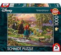 Puzzle rebelle princesse mérida 1000 pcs vert TU